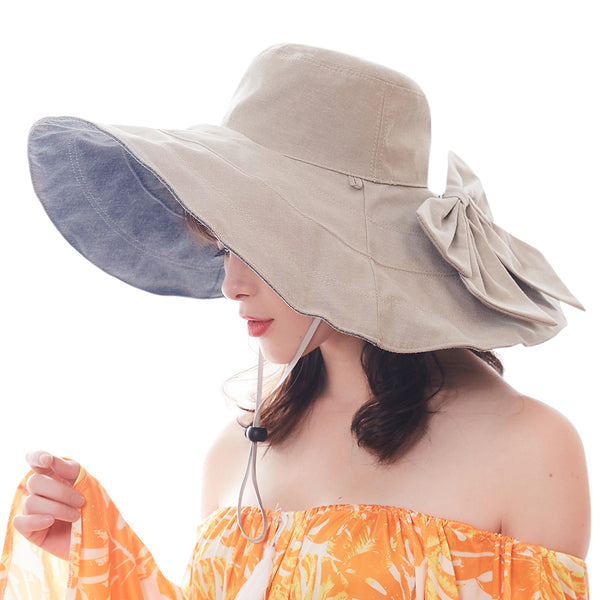 URTALK Panama Hat Sun Hats for Women Men Wide Brim Fedora Straw