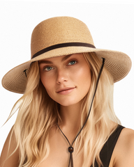 FURTALK Women Summer Paper Straw Sun Hat Wild Brim Drop Shipping  SH041