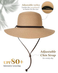 FURTALK Women Summer Paper Straw Sun Hat Wild Brim Drop Shipping  SH041