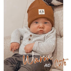 FURTALK Baby Beanie Cute Toddler Winter Hat Knit Boys Girls Warm 2 Pack Kids Embroidered Beanies Cap