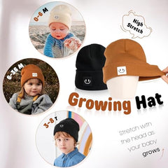 FURTALK Baby Beanie Cute Toddler Winter Hat Knit Boys Girls Warm 2 Pack Kids Embroidered Beanies Cap