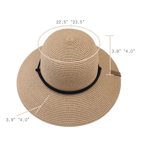 FURTALK Women Summer Paper Straw Sun Hat Wild Brim Drop Shipping  SH041